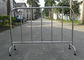 Traffic Crowd Control Barriers / Crowd Control Fencing Metal Pipe