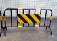 Metal Pipe Crowd Control Barriers Fixed Leg Pedestrian Safety Fence Panel