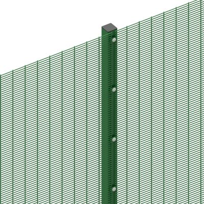 Green Clearvu Anti Climb Mesh Panels عالية الأمان المجلفن 358 Iron Garden